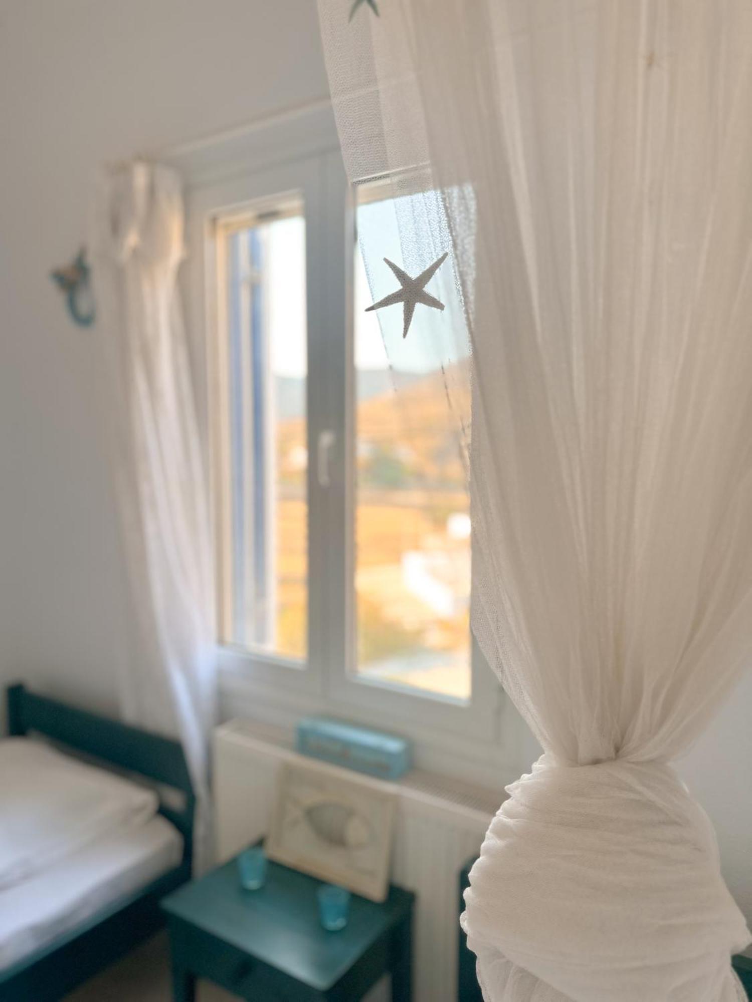 Villa Blue Orison House Tinos For 5 Persons With Seaview Perastra Esterno foto