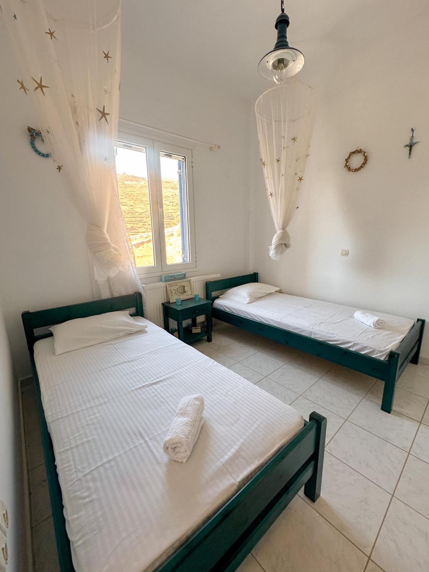 Villa Blue Orison House Tinos For 5 Persons With Seaview Perastra Esterno foto