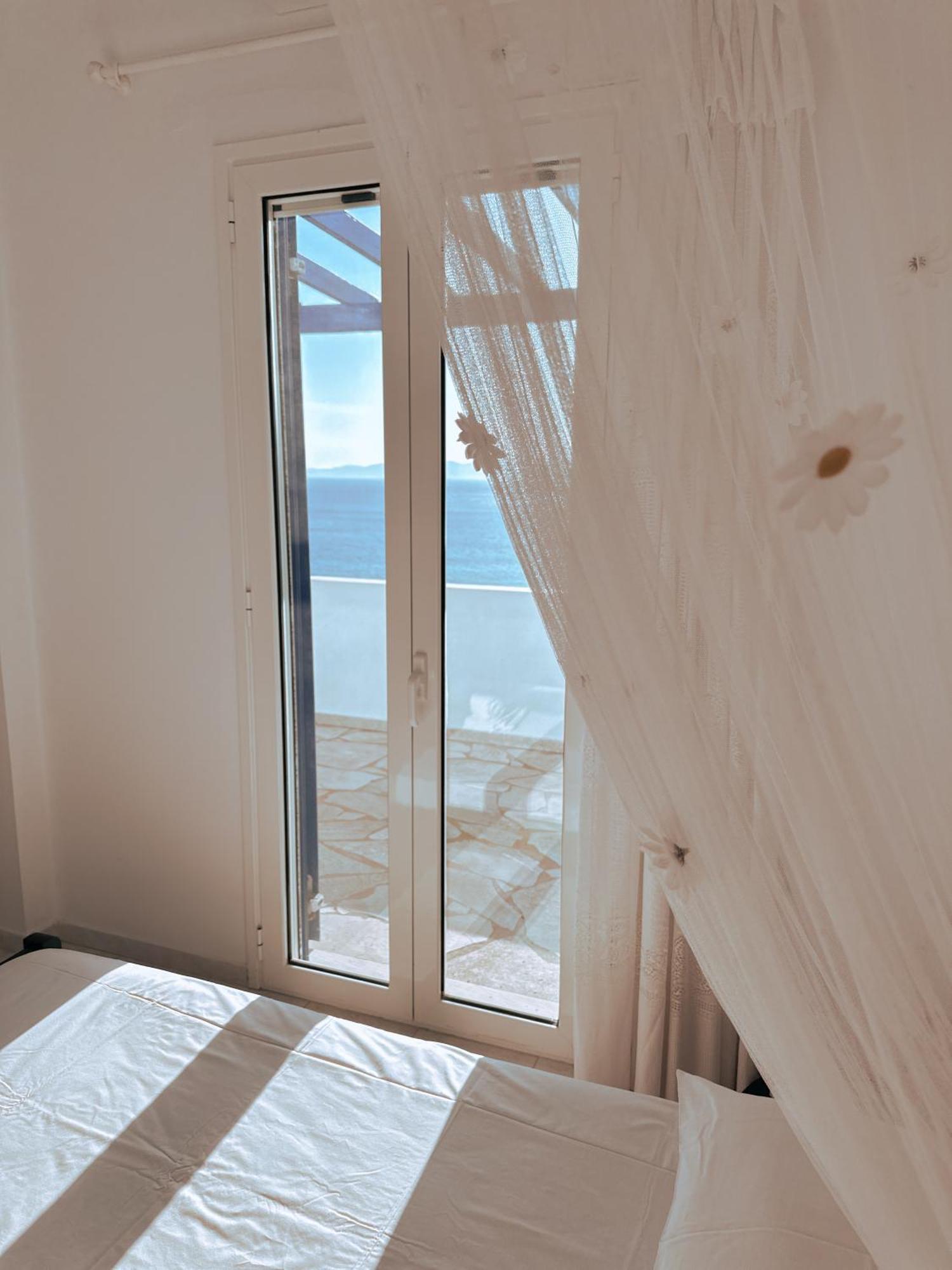 Villa Blue Orison House Tinos For 5 Persons With Seaview Perastra Esterno foto