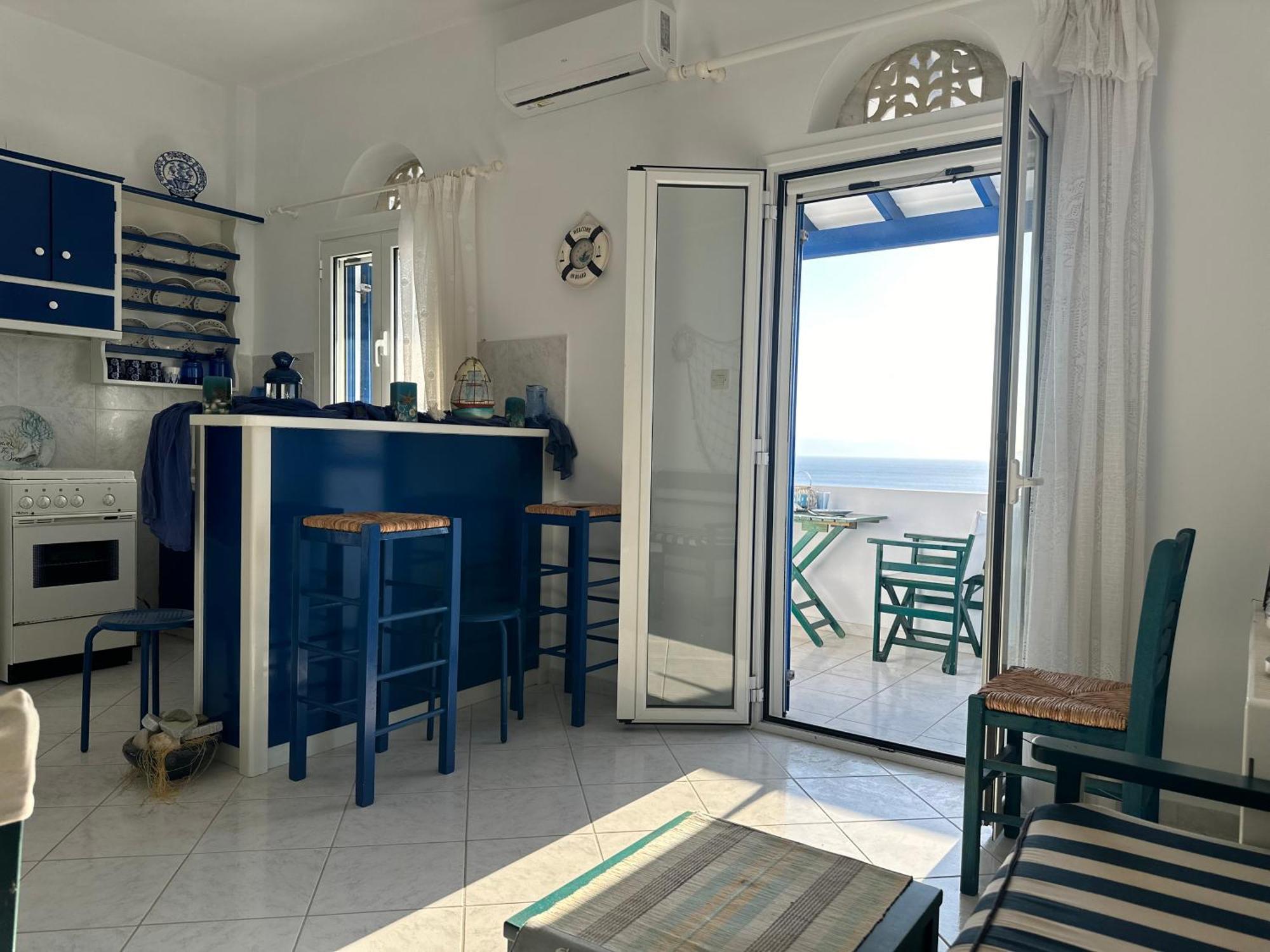 Villa Blue Orison House Tinos For 5 Persons With Seaview Perastra Esterno foto