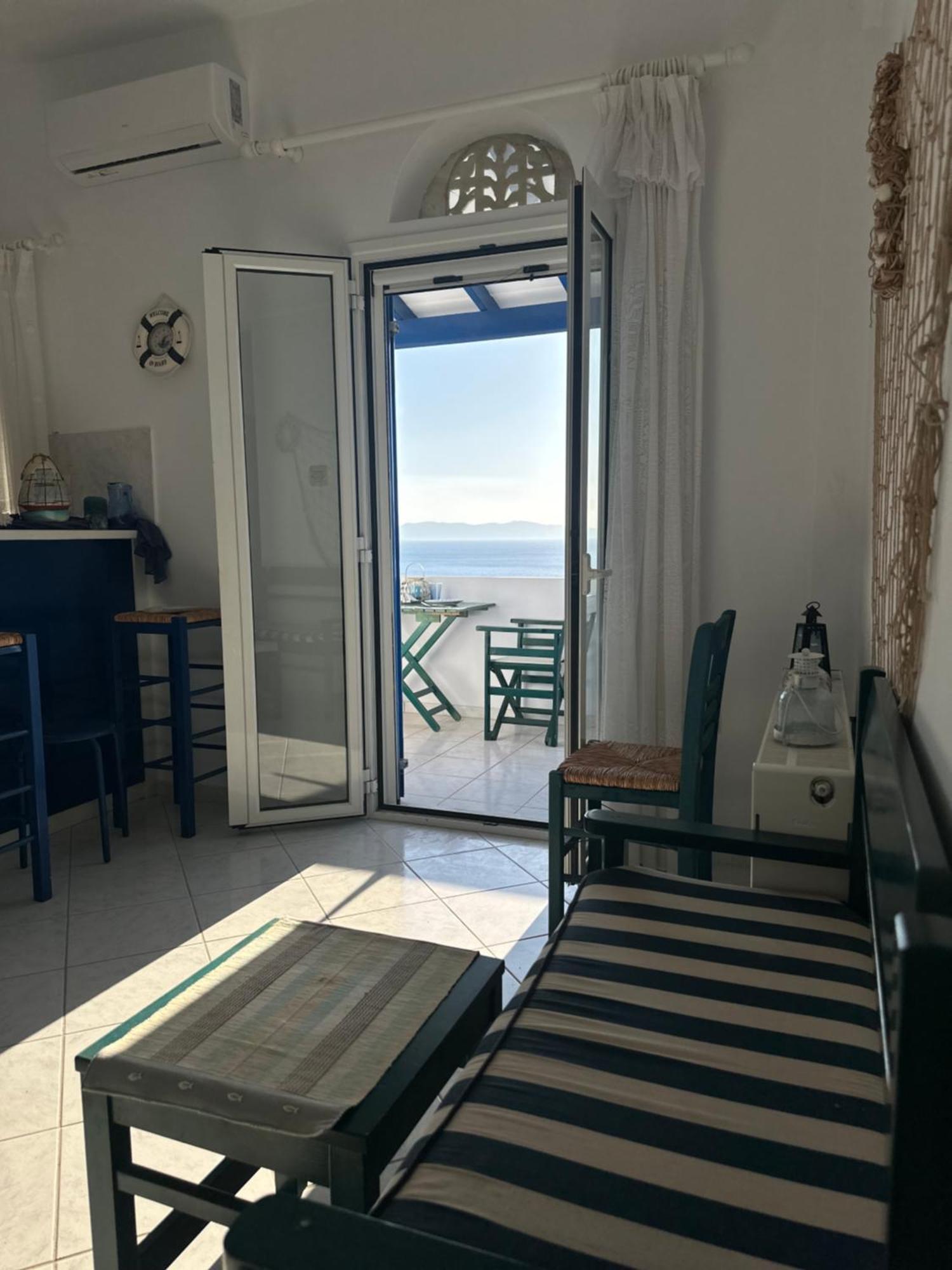 Villa Blue Orison House Tinos For 5 Persons With Seaview Perastra Esterno foto