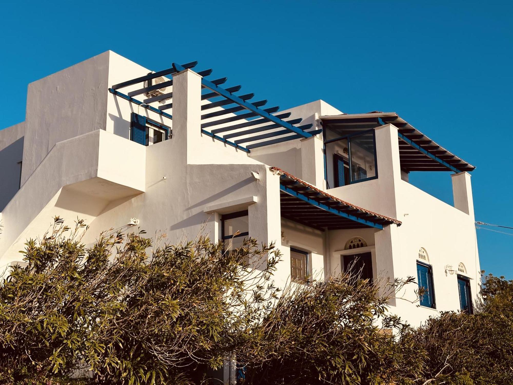 Villa Blue Orison House Tinos For 5 Persons With Seaview Perastra Esterno foto